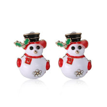 Load image into Gallery viewer, Joker Snowman Earrings