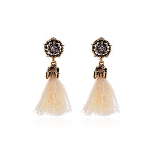 Drop Tassel Earrings
