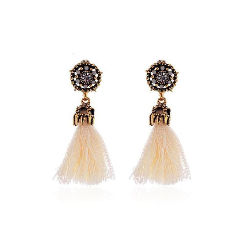 Drop Tassel Earrings