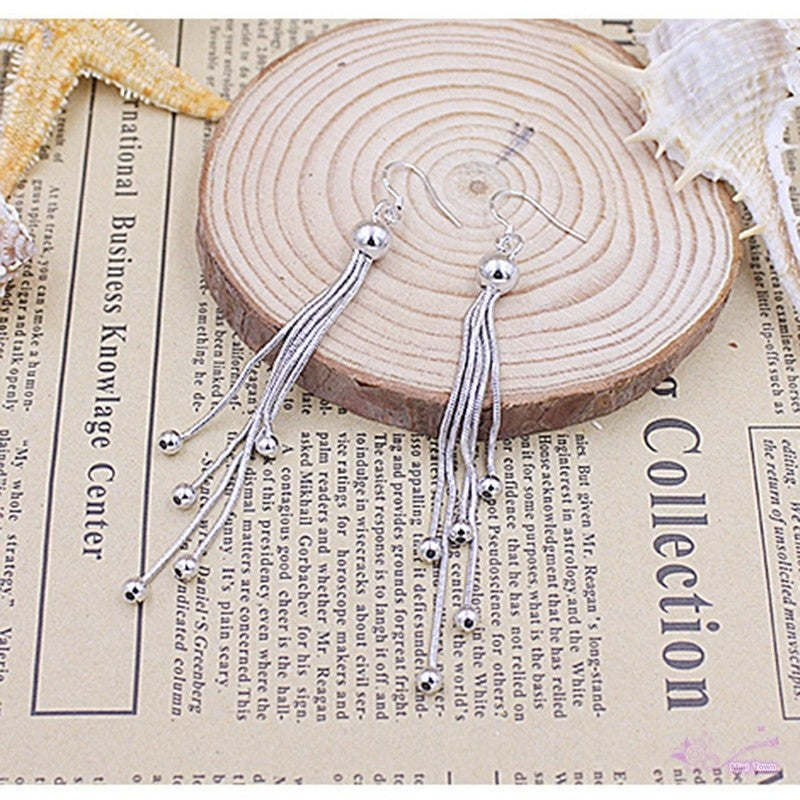 Beads Tassel Earrings