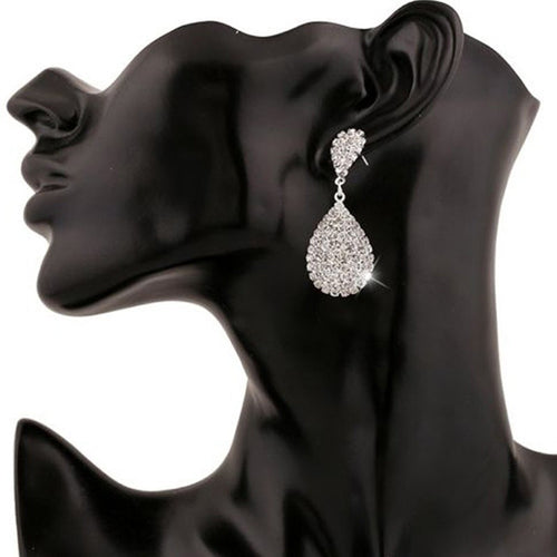 Crystal Rhinestone Earrings